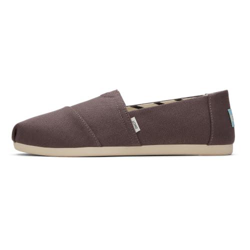 TOMS Recycled Cotton Alpargata, Mocassino Basso Donna, Grigio, 39 EU