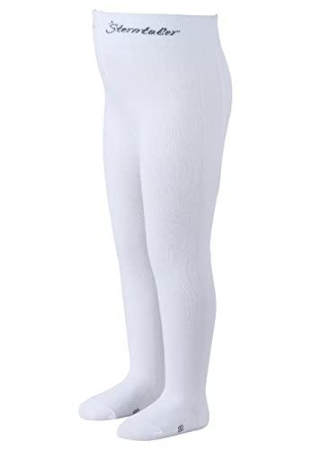 Sterntaler Collant Semplici Unisex Bianco Taglia 92