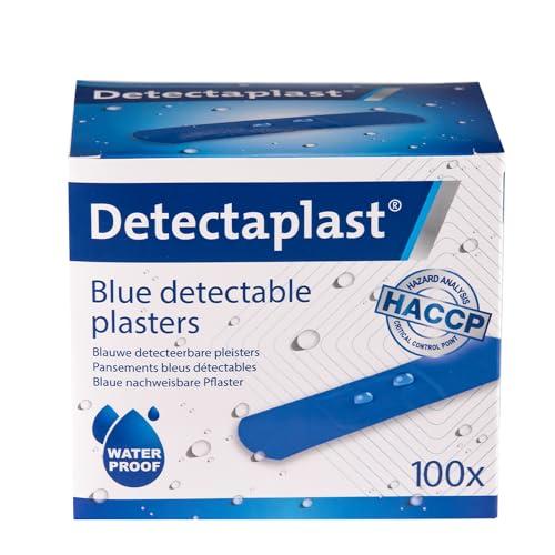 Cerotti detectabili color blu Detectaplast Universal, cerotti impermeabili e resistenti allo sporco, cerotti alimentari, cucina, catering e ristorazione, 19 x 72 mm, 100 pezzi