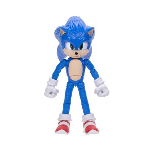 Sonic 3 Movie - Action Figure da Collezione di Sonic (13 cm)
