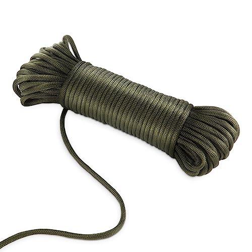 NIZEAMI Paracord Militare 4 mm x 30 m, Corda di Sopravvivenza a 7 Fili