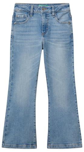 United Colors of Benetton Pantalone Denim Flare Fit Logo Ricamato
