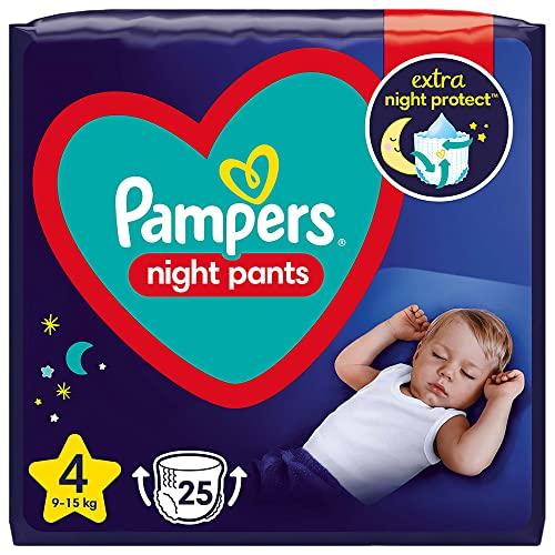 Pampers Night Pants Taglia 4 - Pannolini a Mutandina Notte