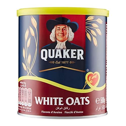 Quaker Avena 100% Fiocchi d'Avena, Ricco di Fibre, Cereali per la Colazione, 6x500gr