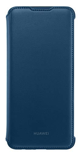 Custodia Huawei P Smart 2019 Flip Cover in Eco Pelle Blu