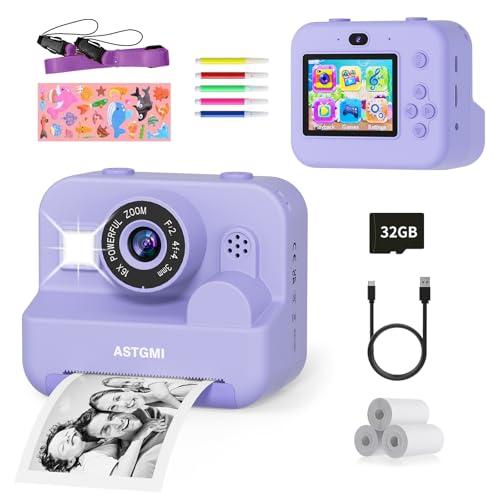 ASTGMI Fotocamera Istantanea per Bambini - Viola