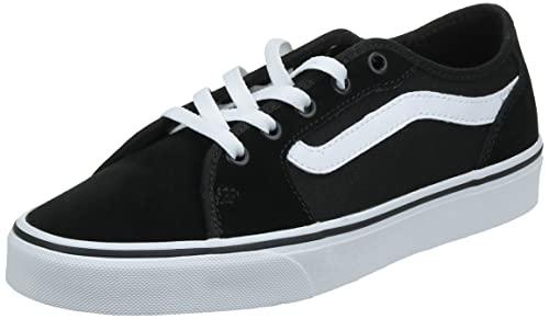 Vans Filmore Decon, Sneaker Donna, Suede Canvas Black White, 40 EU