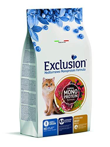 Exclusion Mediterraneo Monoprotein Sterilized Adult All Breeds al Manzo per gatti Kg.1.5