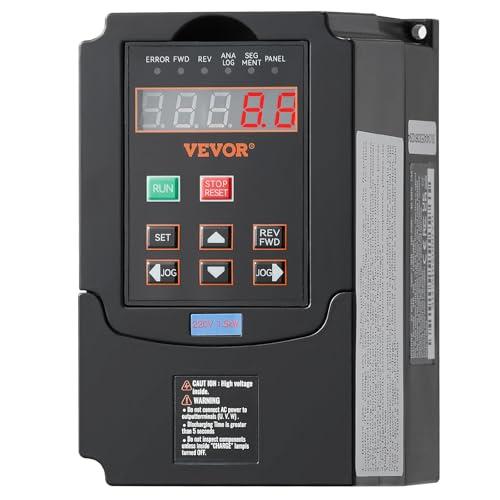 VEVOR VFD 2PS - Convertitore di Frequenza Variabile 1.5KW per Motori Trifase