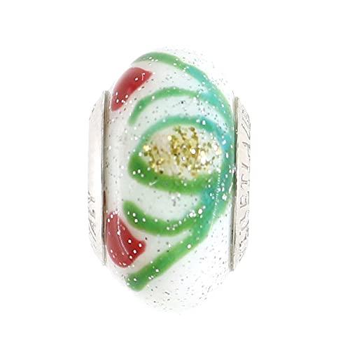 Charm Venetiaurum in Vetro di Murano e Argento 925 - Gioiello Artigianale Made In Italy