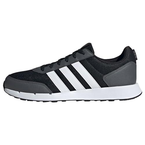 Adidas Run 50s Shoes - Scarpe Unisex-Adulto Nero/Bianco/Grigio