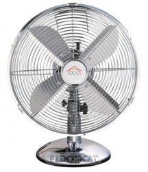DCG Eltronic VE1612SS Ventilatore da Tavolo Oscillante in Acciaio Inox