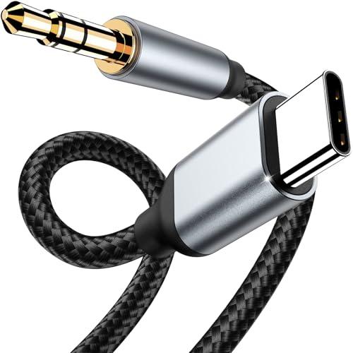 Cavo Adattatore USB-C a Jack 3.5mm per Audio Auto, Cuffie e Altoparlanti