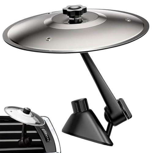 Axingqiwu Piatto Batteria per Auto, Mini Cymbal Drum Air Vent