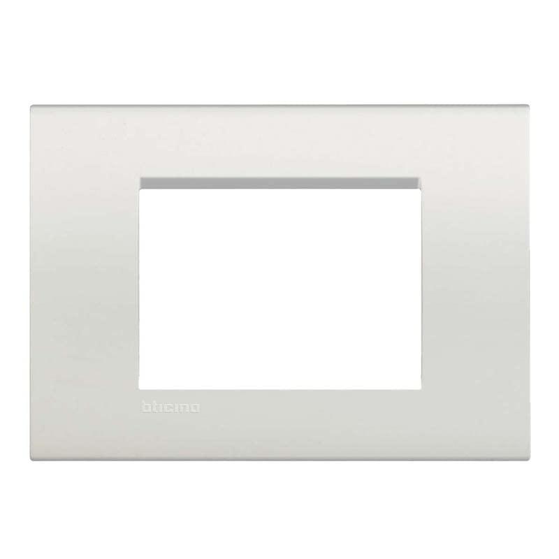 Placca Bticino Livinglight 3 moduli bianca