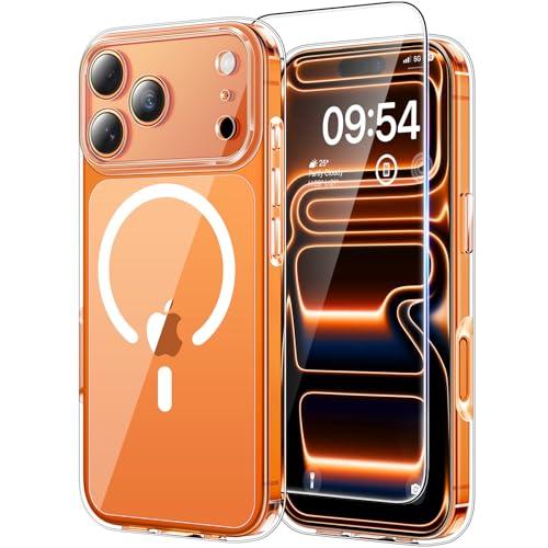 TAURI Cover per iPhone 17 Pro con Pellicola in Vetro Temperato