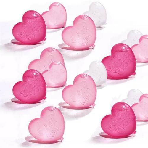 TSUOUKL 15 Cubetti Ghiaccio a Cuore Riutilizzabili