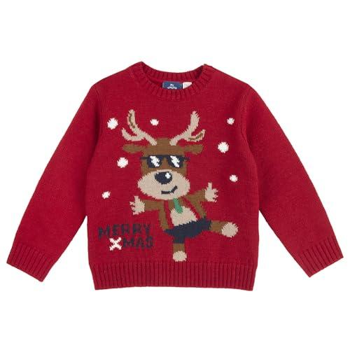 Chicco Maglione Natalizio in Tricot - Rosso, 4 Anni