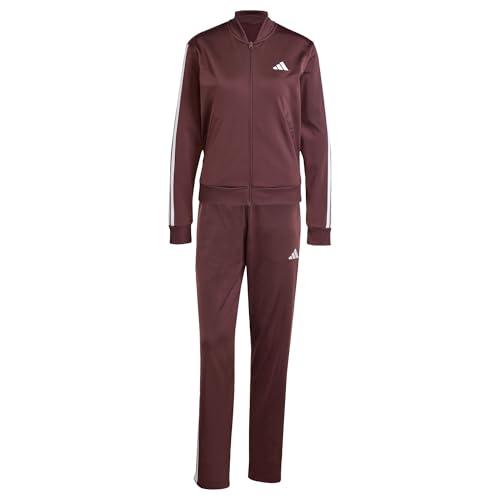 adidas Donna ESSENTIALS 3-STRIPES TRACKSUIT, Aurora Ruby, XL