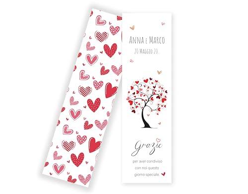 Segnalibri di Ringraziamento Personalizzabili con Nome e Data