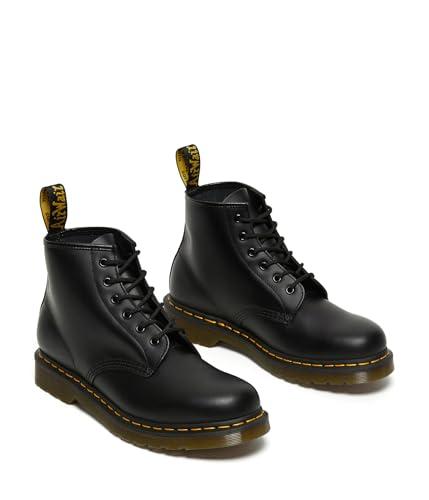 Dr. Martens 101 Smooth - Iconici Stivaletti Unisex in Pelle Nera