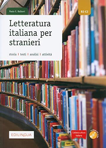 Letteratura italiana per stranieri B2-C2 con CD-Audio