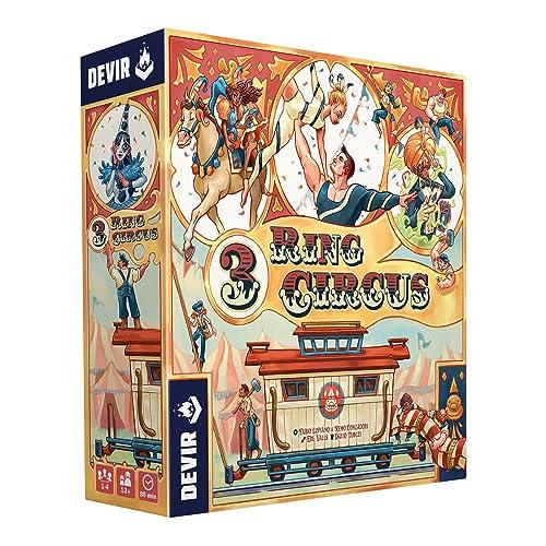 Devir - 3 Ring Circus, Gioco da Tavolo Strategia, Tematica Circo