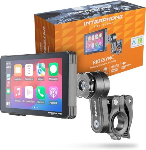 Interphone Ridesync SYNC55 Display Moto Carplay Apple e Android Auto
