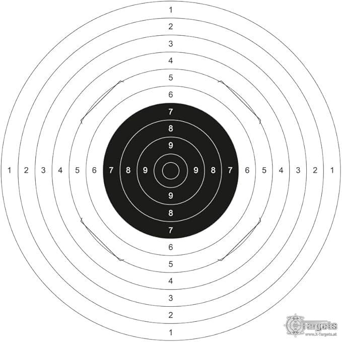 X-Targets Obiettivo Standard XLS 100 pezzi