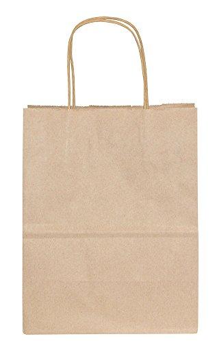 Sacchetti Shopper Premier Retail - Colori su Kraft, Avena, 250 Unità