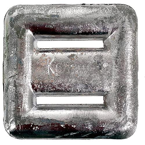 Piombo Peso per Cintura Sub da 1 kg per Pesca Subacquea e Apnea