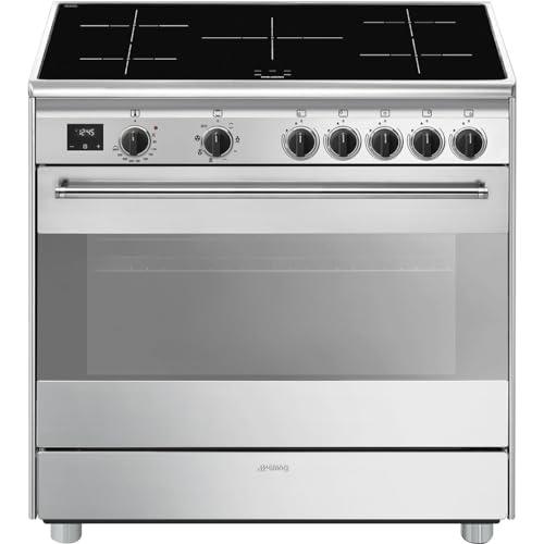 Cucina a Induzione Smeg BG91IX2 - 90x60 cm con Forno Elettrico