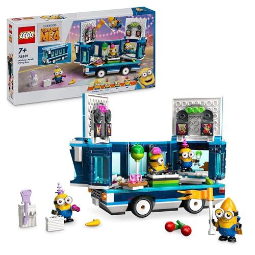 LEGO® Despicable Me 4 Minions' Music Party Bus