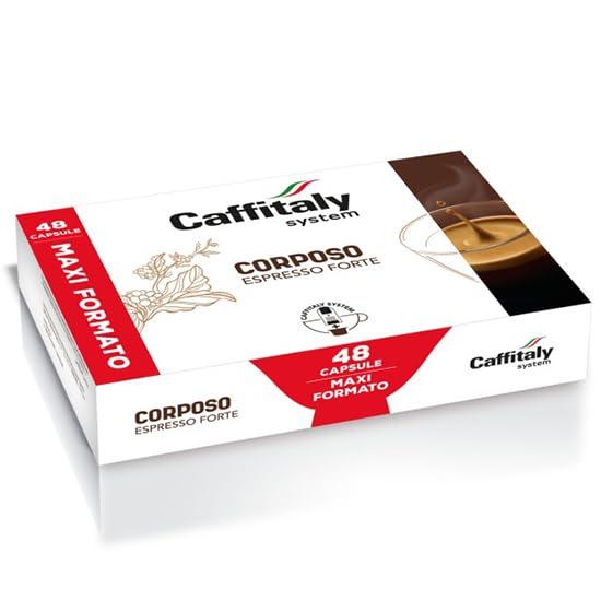 Caffitaly | 480 Capsule Caffè Caffitaly System Corposo Maxi Formato (10 Box)
