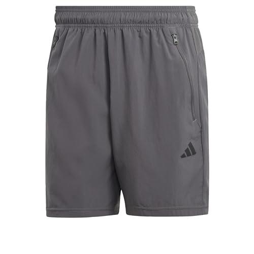 Adidas Uomo Train Essentials Woven Training Shorts, Grey Five/Black, S 7 inch