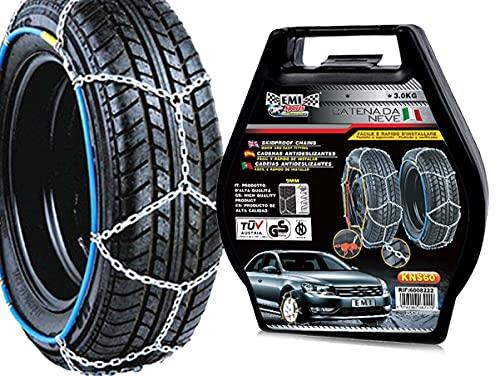 Catene da Neve Gruppo 70 - Compatibili con Diverse Misure di Pneumatici