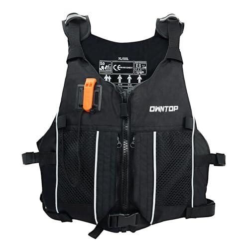 Owntop Giubbotto di Galleggiamento con Zaino Idratazione, Fischietto e Tasche