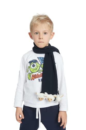 Sciarpa in Pile con Peluche Pecora Homemade (Bianco)