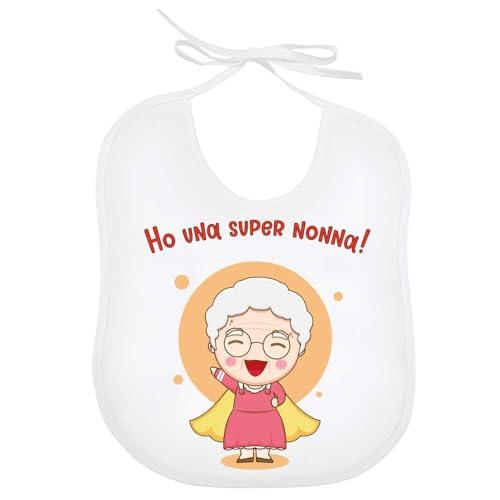 Bavaglino Nonna Speciale in Cotone 100% - Un Regalo Perfetto per la Nascita