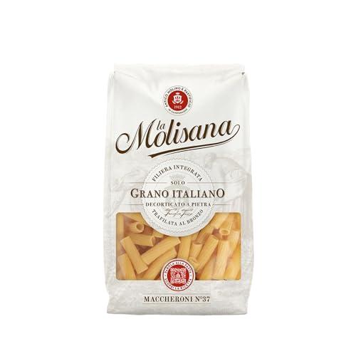 La Molisana Maccheroni n. 37 - Pasta di Semola di Grano Duro - Trafilata al Bronzo - 500g