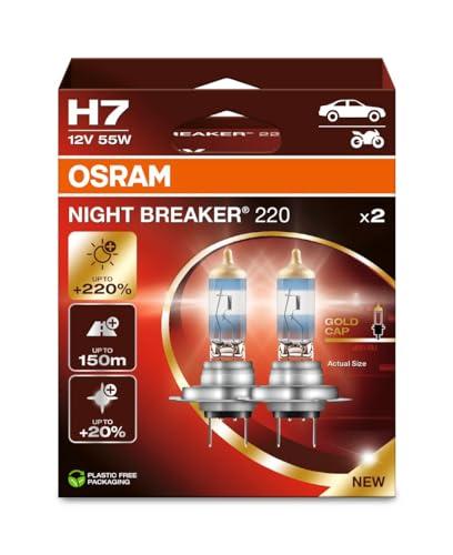OSRAM NIGHT BREAKER 220 H7, 2 lampade