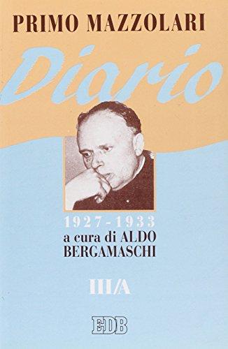 Diario (1927-1933). Vol. 3/A