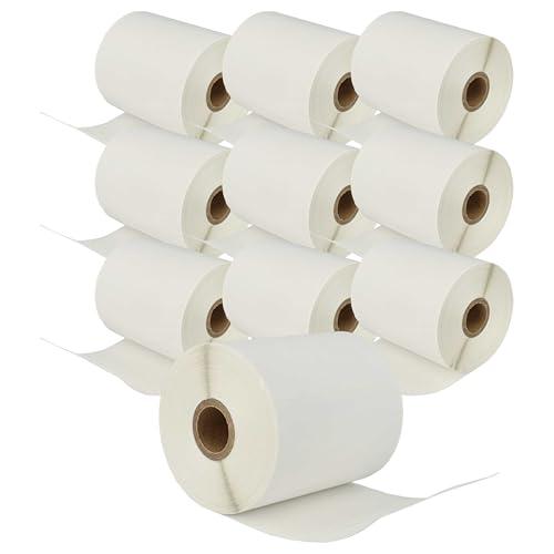vhbw 10x Rotolo Etichette Compatibile Brother TD-2130, TD-4100N, TD-4100, TD-4000, TD-2130N
