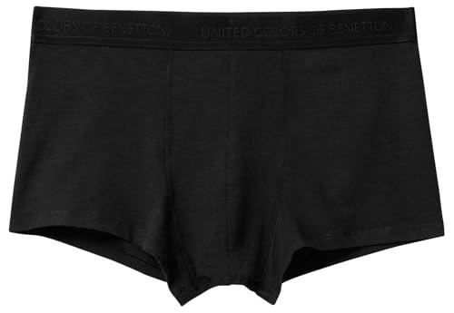 United Colors of Benetton Boxer 3XKP2X00X Corti, Nero, S Uomo