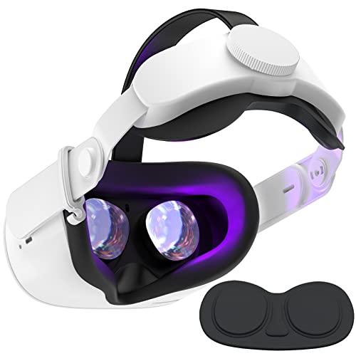 SUPERUS Cinturino Elite e Copri Lenti per Oculus/Meta Quest 2 Accessori