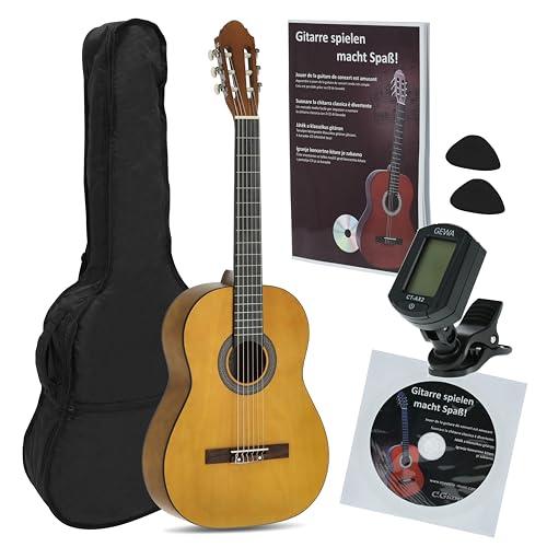 JUAN MIGUEL NAVARREZ Chitarra Classica 4/4 Starter Set Miele