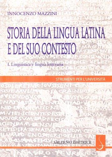 Storia della lingua latina e del suo contesto