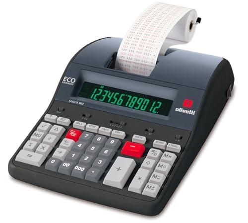 Olivetti Logos 902 - Calcolatrice Professionale da Tavolo con Stampa