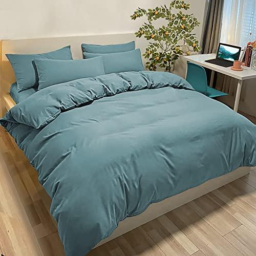 Set Copripiumino Matrimoniale Microfibra Verde