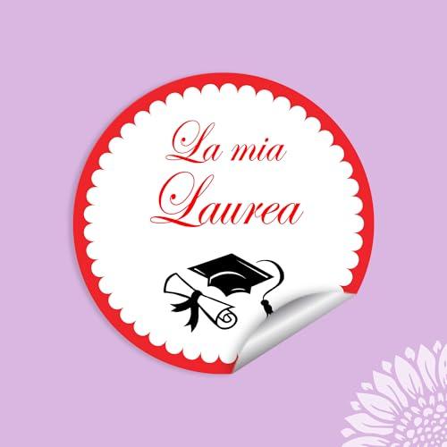 Adesivi Laurea Personalizzati - Set da 30 Pezzi